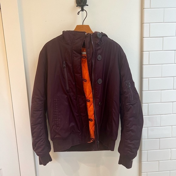 Purple Bomber Jacket - Picture 3 of 5